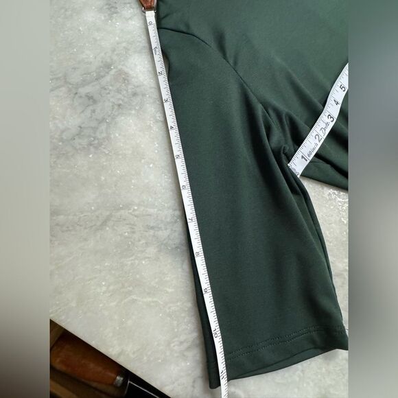 Catherine Malandrino Turtleneck 3/4 Elbow Sleeve Fitted Top - Picture 8 of 9